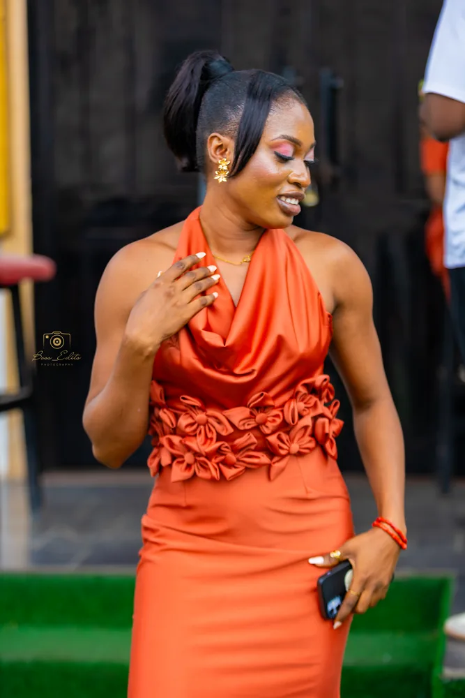 Backless Siren in Amber Ochre