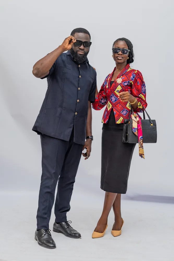 Black Tie & African Print Duo
